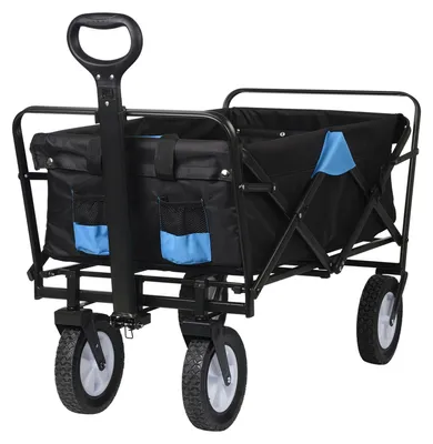 Image de Bolderkar pliable pour jardin, capacité de 80 kg, volume de 100 litres