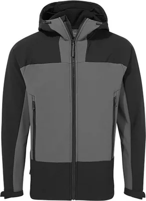 Produktbild von Craghoppers Expert CEL005 | Expert Active Hooded Softshell - Farbe: Carbon Grey/Black - Größe: XXL