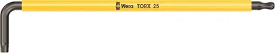 Produktbild von Winkel Torx 25 Schlüssel mit Kugelkopffunktion, Lang