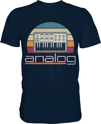 Produktbild von Modular Synthesizer Analog Synth Musiker T-Shirt – Navy / M