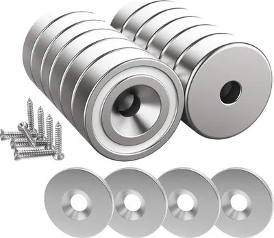 Produktbild von Famanu Topfmagneten 10 kg Zugkraft - 20 x 7 mm