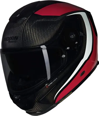 Produktbild von Integralhelm NOLAN X-903 ULTRA CARBON Intrigo 345 Karbon Rot Weiß größe M