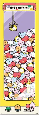 Produktbild von BT21 - Arcade Machine - Poster Druck - Größe 53x158 cm