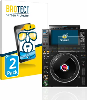 Produktbild von 2x Für Pioneer CDJ 3000 Schutzfolie BROTECT Displayschutz Display Schutz Folie Klar Transparent