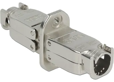 Produktbild von Verbinder für Netzwerkkabel Cat.6a STP werkzeugfrei (silber)