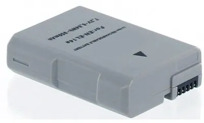 Produktbild von AGI 16673 Lithium Ionen (Li-Ion) Akku fÃ1/4r Digitalkamera, 950 mAh Kapazität, Akkutyp Nikon EN-EL14A