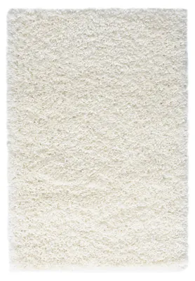 Produktbild von MY-RUG Teppich, Hochflorteppich Shaggy Star, 90x60, Weiß, leicht glänzend, extra flauschig, Rechteckig