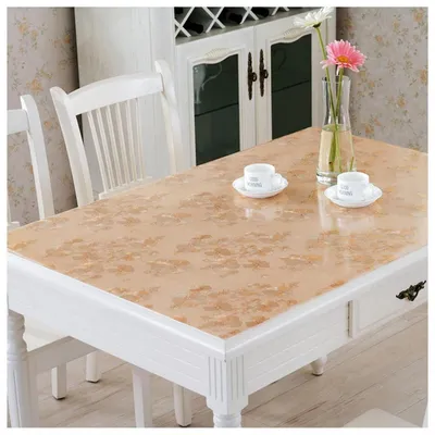 Obrázok produktu pre PVC obrus, vodotesný, zlatý, 90 x 140 cm, obdĺžnikový