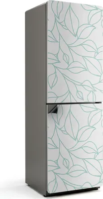 Zdjęcie produktu dla Delikatny wzór liścia - Magnetyczna osłona lodówki - Folia dekoracyjna magnetyczna do kuchni - Magnetyczna dekoracja lodówki - Samoprzylepna tablica magnetyczna - Folia magnetyczna na drzwi lodówki - 60x180 cm