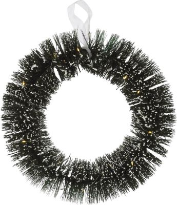 Dekoration SNOW Schneekranz 20 LED fi 30 cm HOMLA