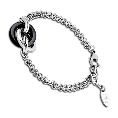 Produktbild von Lotus Style Armband Edelstahl Keramik LS1610-2/2 schwarz Damen JLS1610-2-2
