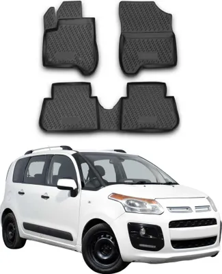Image de 2009-2016 Citroën C3 Picasso Tapis TPE Noir 4 pièces