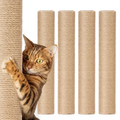 Produktbild von Set mit 4 Ersatzstangen für Kratzbäume für Katzen