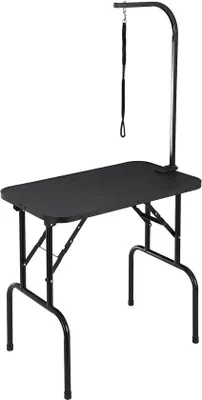 Immagine prodotto di Sedia per cani con sistema di bloccaggio, dimensioni 808 x 460 mm, pieghevole, adatta a cani di taglia media e piccola, capacità di carico di 99,8 kg, inclusa con supporto per il sedile e per la toelettatura