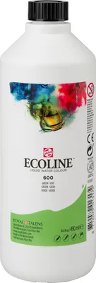 Produktbild von Ecoline Flüssige Wasserfarbe Flasche 490 ml Grün 600