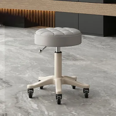 Produktbild von 360Home Drehhocker Arbeitshocker Friseurhocker höhenverstellbar drehbar/Mfjd-Grau/