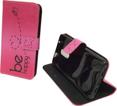 Produktbild von Handyhülle Tasche für Handy Xiaomi Redmi Pro Be Happy Pink