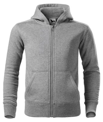 Produktbild von Malfini - Hoodie mit durchgehendem Reißverschluss für Kinder PP9691 (134) (Grau)