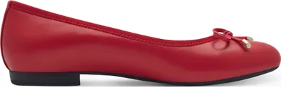 Produktbild von MARCO TOZZI Damen Ballerina klassisch mit Schleife runde Form Slipper 2-22137-42, Größe:40 EU, Farbe:Rot