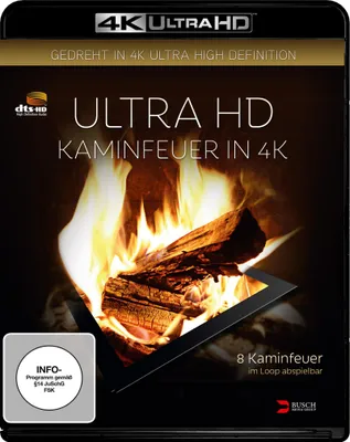 Produktbild von Ultra HD Kaminfeuer in 4K (4K UHD)