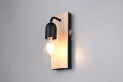 Produktbild von TRIO-Leuchten Wandleuchte ARTURO BHT 8x24x11 cm braun Wandlampe