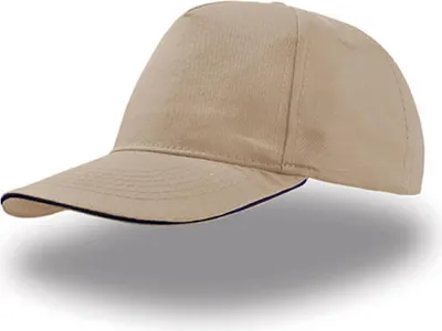 Produktbild von Atlantis | Start Five Sandwich Cap / Kappe / Mütze / Hut - Farbe: Khaki/Navy - Größe: One Size