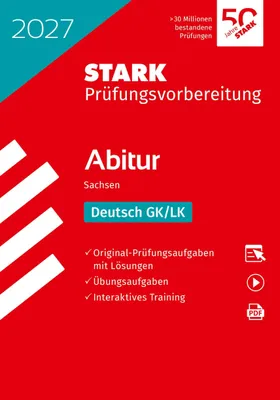 Produktbild von STARK Deutsch GK/LK - Abitur 2027 Sachsen - Prüfungsvorbereitung