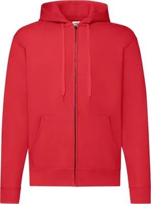 Produktbild von Kapuzenjacke für Herren - FOL ZIP HOODED - red - Größe 2XL