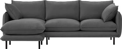 Produktbild von SLF24 - Linksseitiges Ecksofa Nimbus - dunkelgrau - Kronos 34