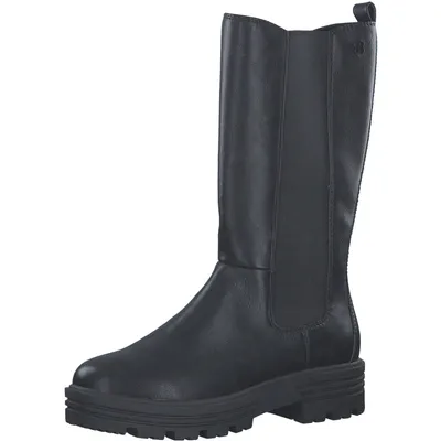 Produktbild von s.Oliver Damen Chelsea Boot Stiefelette Plateausohle 5-25404-29, Größe:38 EU, Farbe:Schwarz