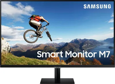 Produktbild von Samsung S32AM702UR, 81,3 cm (32"), 3840 x 2160 Pixel, 4K Ultra HD, 8 ms, Schwarz