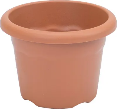 Image de Pot Dinjection Couleur Terracotta ø18cm Plastikenpot Dinjection Couleur Terracotta ø18cm Plastiken -