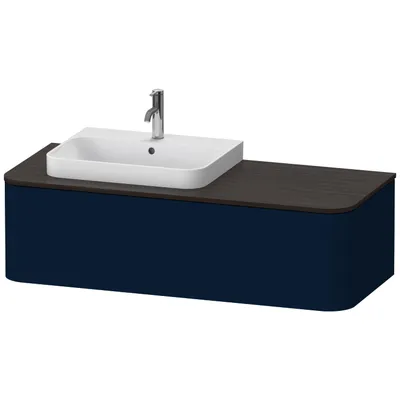 Produktbild von DURAVIT HP4942L9898 WTU HappyD2+ wandh.,354x1300x550mm
