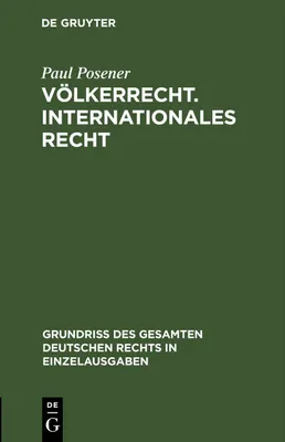 Produktbild von Völkerrecht. Internationales Recht