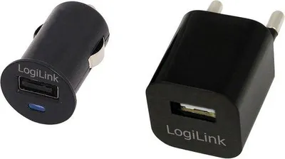 Productafbeelding van USB Reisadapter Set - Zwart