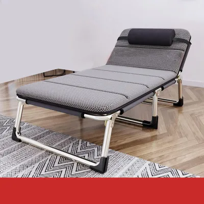 Image de Lit escamotable pour adultes, avec matelas et design pliable