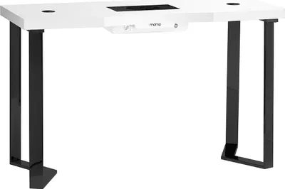 Image de Table de manucure MOMO 05-BL avec aspirateur de poussière