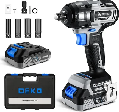 Obrázok produktu pre akumulátorový rázový uťahovač 20 V MAX, krútiaci moment 350 Nm, ľahká konštrukcia, SET5