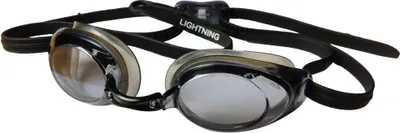 Obrázek produktu pro Finis Lightning, Pánské, Černá, Průhledná, Zrcadlo, Stříbrná, Polykarbonát, Černá, Silikon