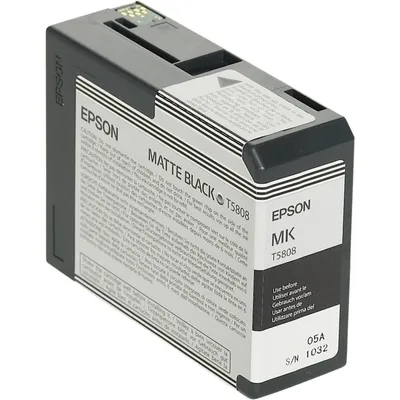 Produktbild von Epson Tintenpatrone matte black T 580  80 ml              T 5808