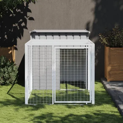 Productafbeelding van Kippenren - Konijnenhok - Vogelkooi - Konijnenren - Legkippenren - Gegalvaniseerd Staal