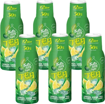 Obrázek produktu pro FruttaMax Iced Tea Lemon Syrup Green Light 500 ml, koncentrát, 6 ks, nápoj