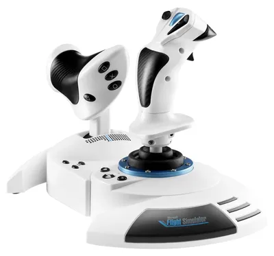Zdjęcie produktu dla Thrustmaster T.Flight Hotas 5 Microsoft Flight Simulator Edition, Flight Sim, PC, PlayStation 5, PlayStation 4, Przycisk udostępniania, Przycisk trybu, Przycisk opcji, Cyfrowy, Przewodowa, USB