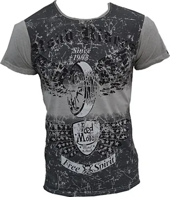 Produktbild von Brandneu Designer T-Shirt CARISMA Grau/Schwarz CRM4272 L