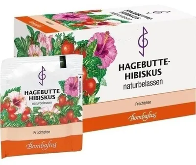 Productafbeelding van Bombastus Hagebutten-Hibiscus Fruitethee, 20 filterzakjes