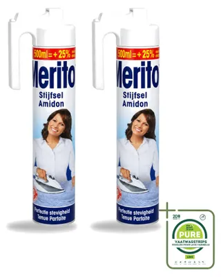 Productafbeelding van 2 x Merito strikspray - 500 ml - grootverpakking - 2 stuks