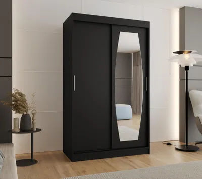 Obrázok produktu pre Šatníková skriňa 120 cm SEYMA - čierna