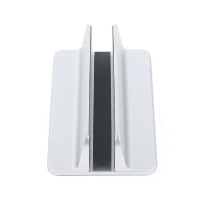 Produktbild von Vertikální stojan na notebook Aluminium Stand Space Saving Desktop Tablet Holder Stand Portable for MacBook Laptop Compatible Silver