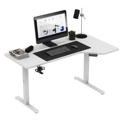 Produktbild von MARK ADLER Leader 9.1 | Ergonomischer elektrischer Schreibtisch mit höhenverstellbarer Tischplatte | Weiß