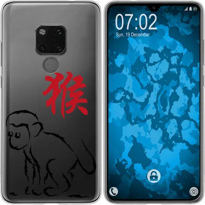 Produktbild von PhoneNatic Case kompatibel mit Huawei Mate 20 Silikon-Hülle Tierkreis Chinesisch M9